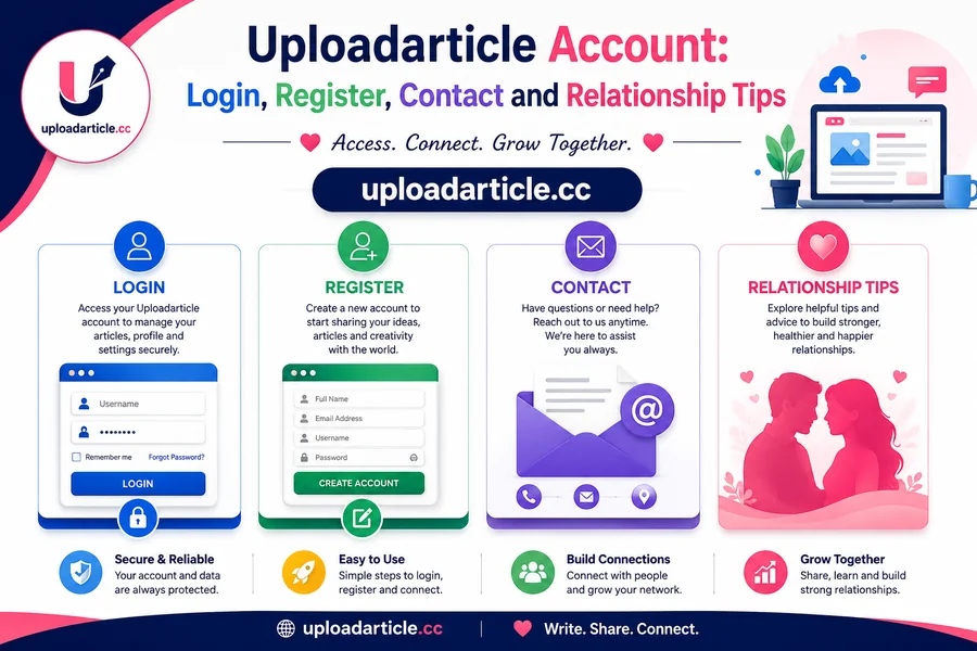 Uploadarticle Login, Register, Contact and Relationship Tips